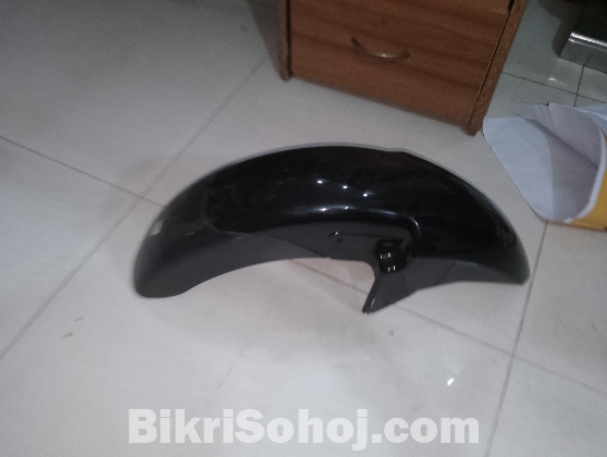 Front wheel mud guard for bikes
